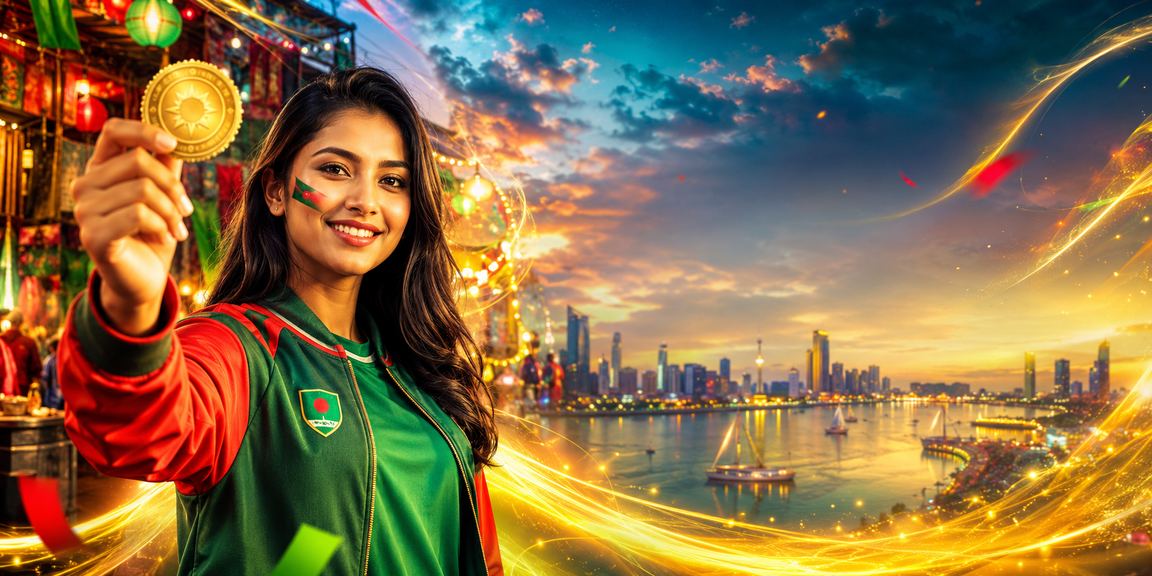 রংপুরে ক্রিকেট বেটিং লাল সবুজ থিমে উত্সবমুখর পরিবেশ