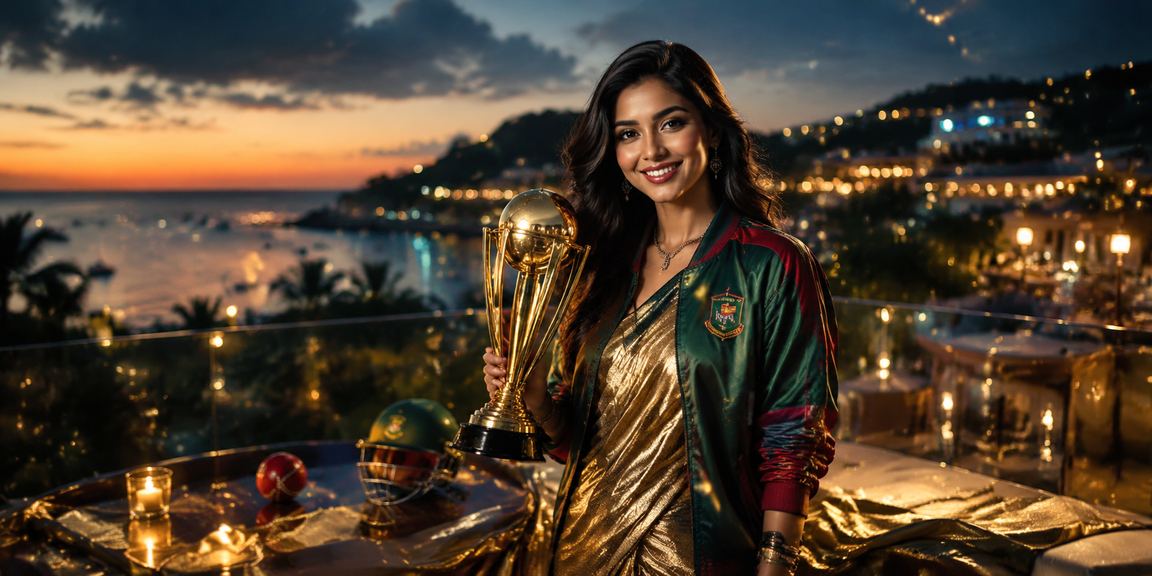 সেন্ট মার্টিনে y12s ক্রিকেট বেটিং উপভোগ করছেন একজন বাংলাদেশি নারী